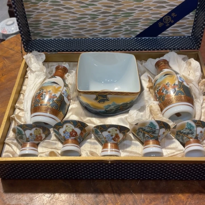 陶瓷小六古美术工艺品