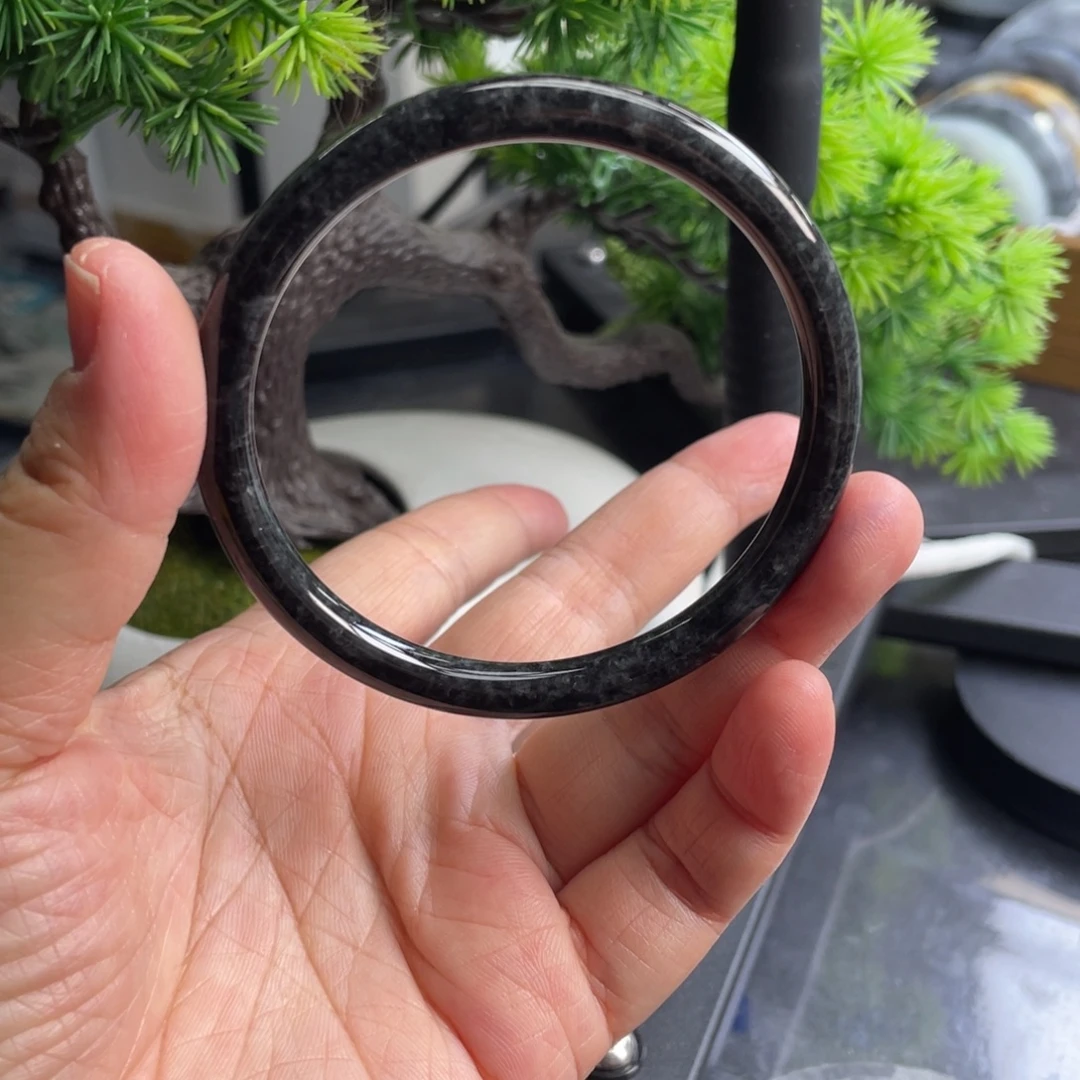 定制翡翠未镶嵌纯天然翡翠手镯定制57圈