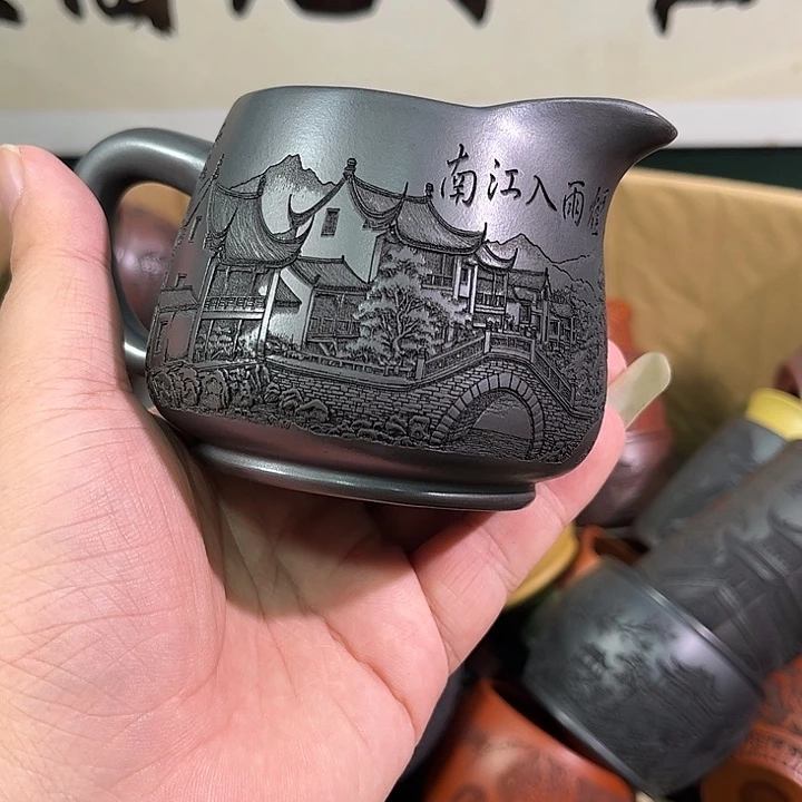 茶杯紫砂全手工紫砂主人杯