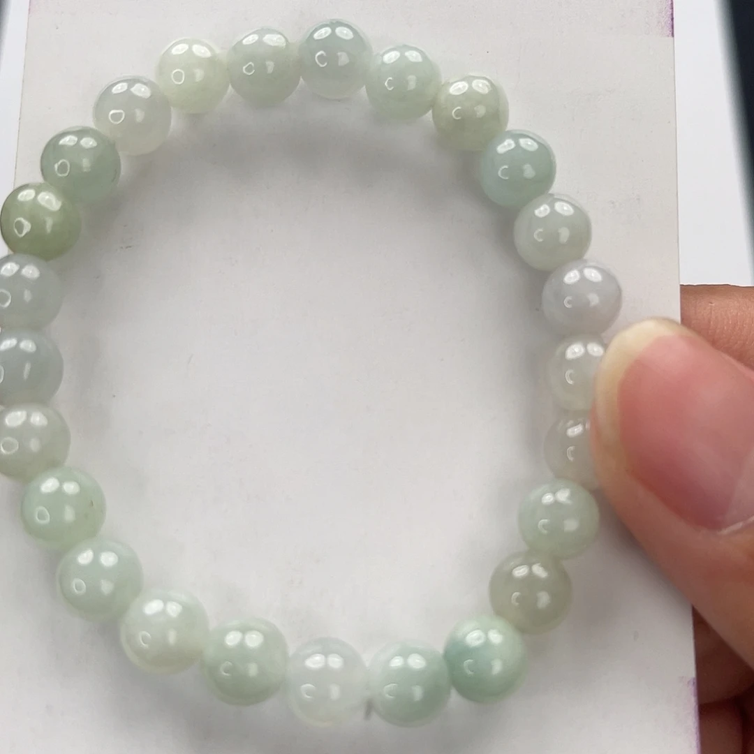 翡翠未镶嵌颈饰翡翠珠串