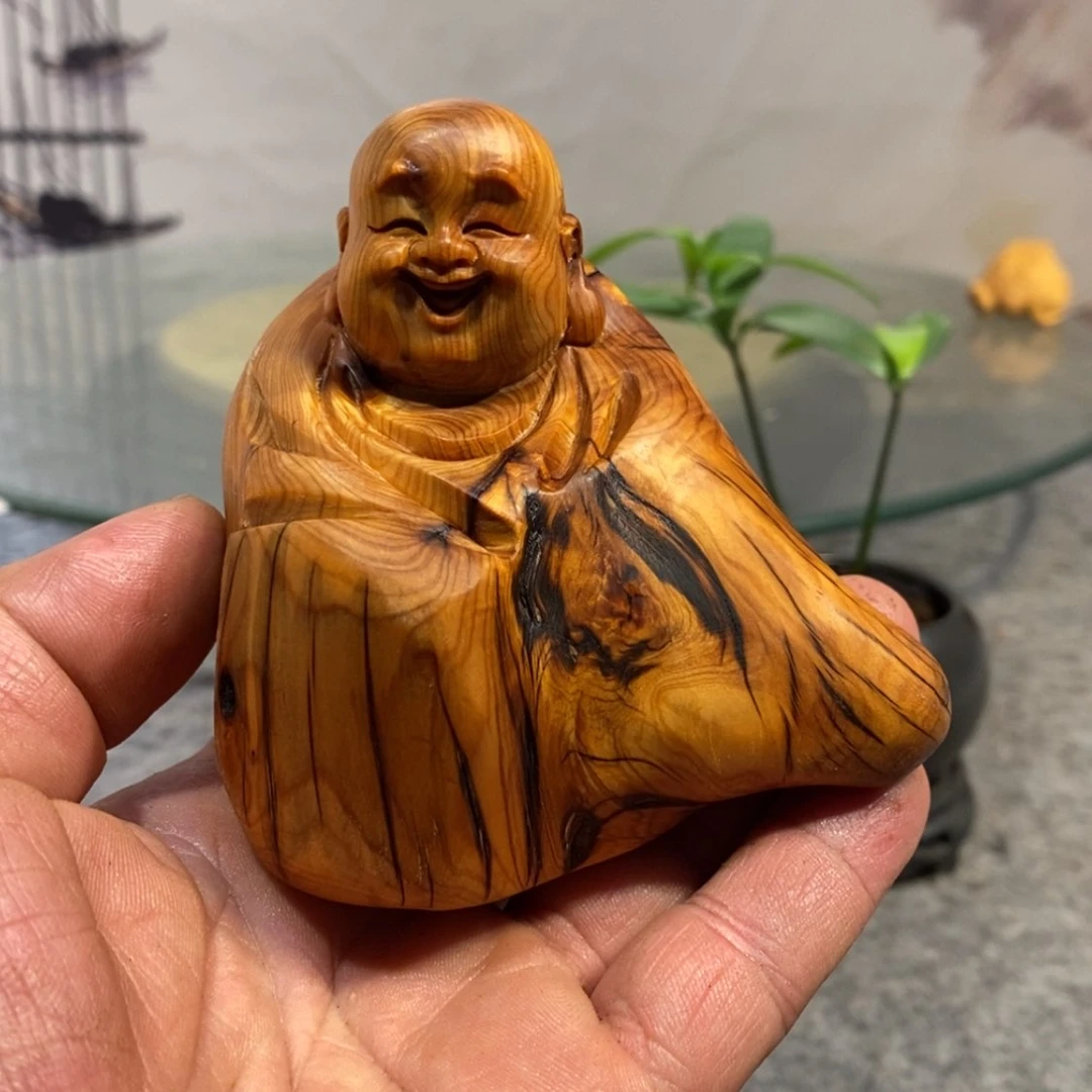 【闪购商品】柏木（崖柏）根雕木雕佛像工艺品摆件家居手把件
