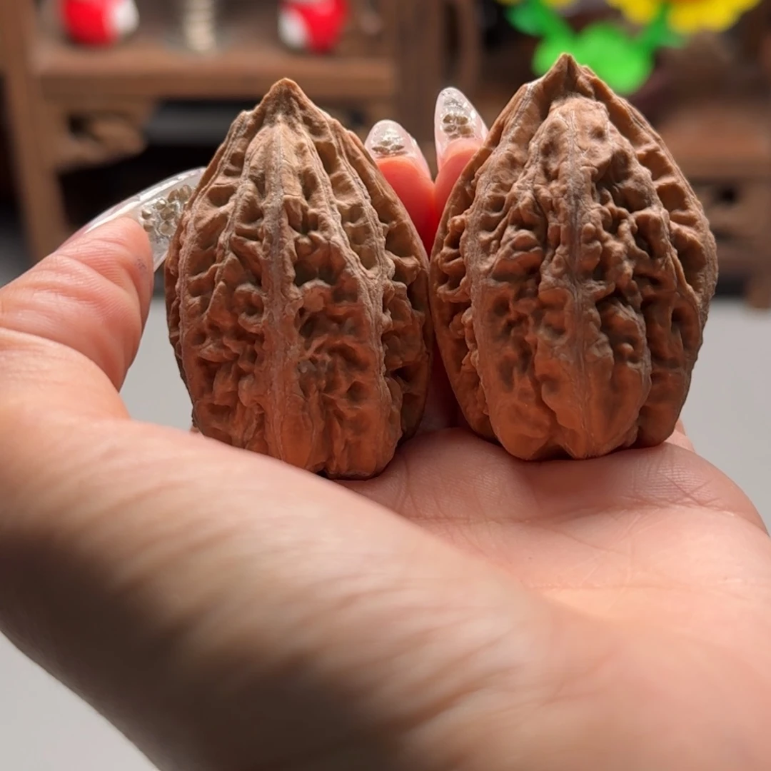 文玩核桃把件关东木子楸百核155花皮