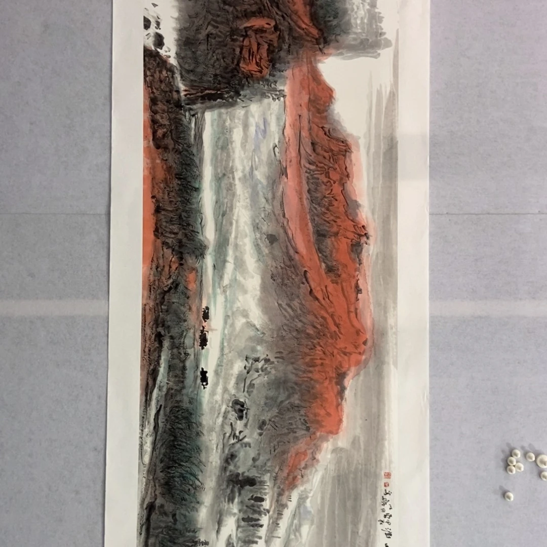 如***夫国画墨鱼精品墨鱼精品