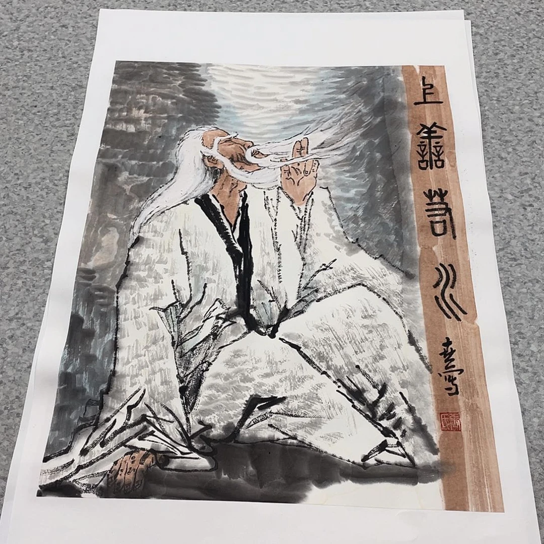 国画1.4平尺国画作品