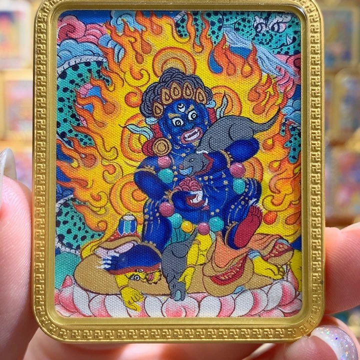 吊坠般若唐卡非遗传承