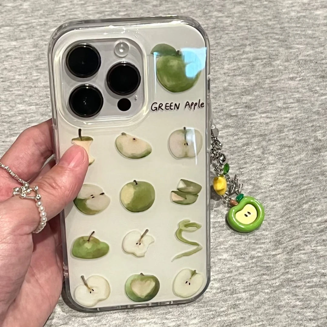 IMD多样青苹果适用苹果16/15/14可爱手机壳13PRO卡通12/11创意7P