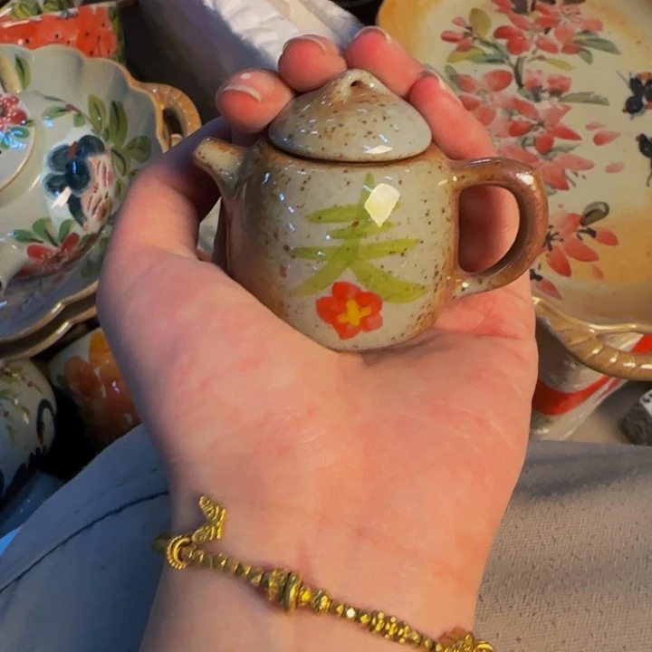 瓷片手工手绘细微不一样