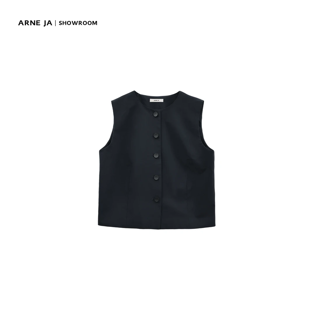 ARNE JA｜“胶囊衣橱”智性简线条实穿无袖马甲A910
