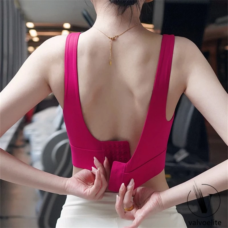 高强度紧身美背运动内衣女防震跑步健身服文胸外穿吊带瑜伽背心