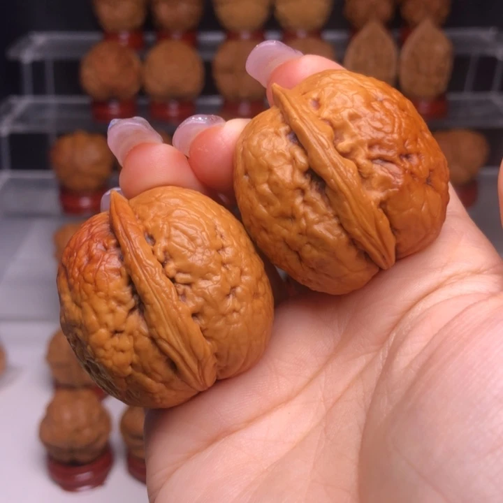 文玩核桃把件14粗筋大屁桃