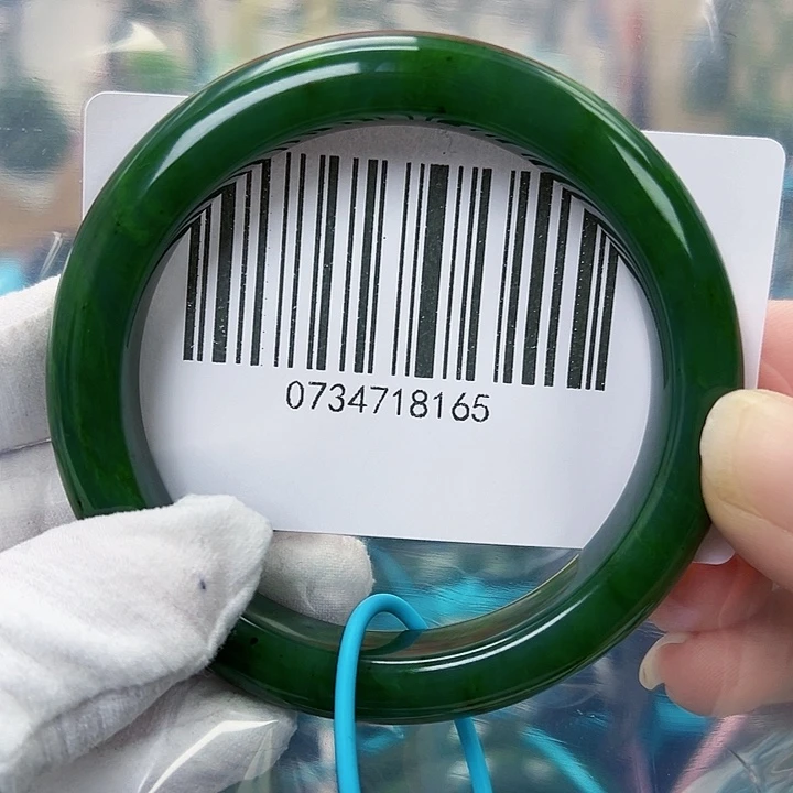 用***3和田玉未镶嵌手镯包容59.5