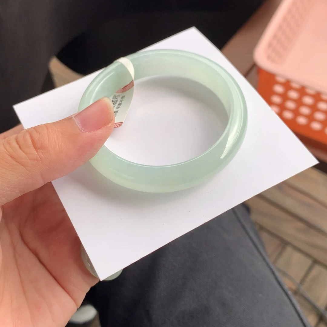 翡翠未镶嵌手镯76号52.8