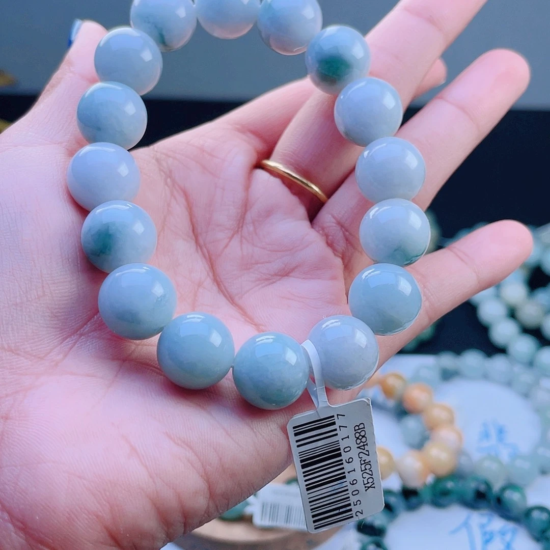 定制翡翠未镶嵌珠串