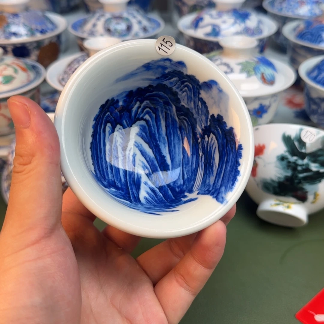 彦祖纯手工手绘茶具115