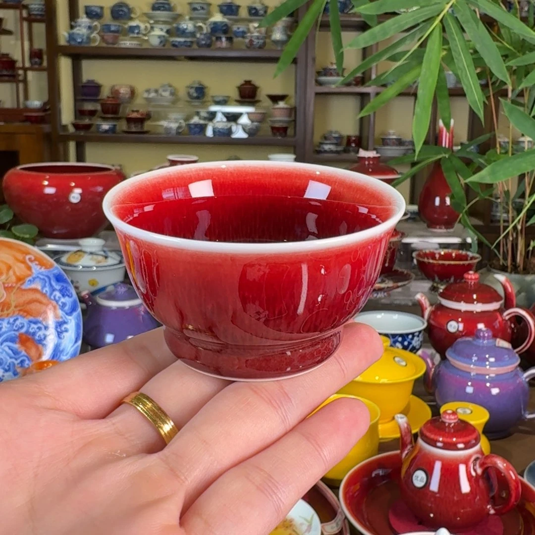 瓷杯清欢雅玩原矿郎红福利小神话杯