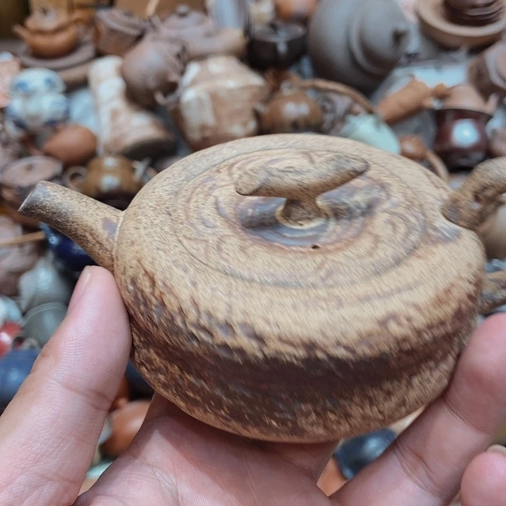柴烧老岩泥高端茶器