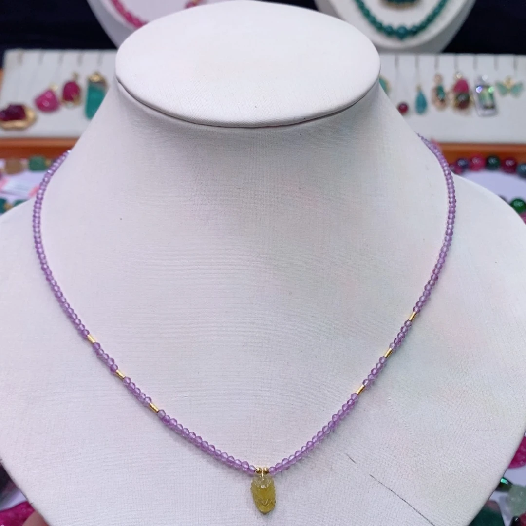 18K金镶嵌手链碧玺碧玺A项链