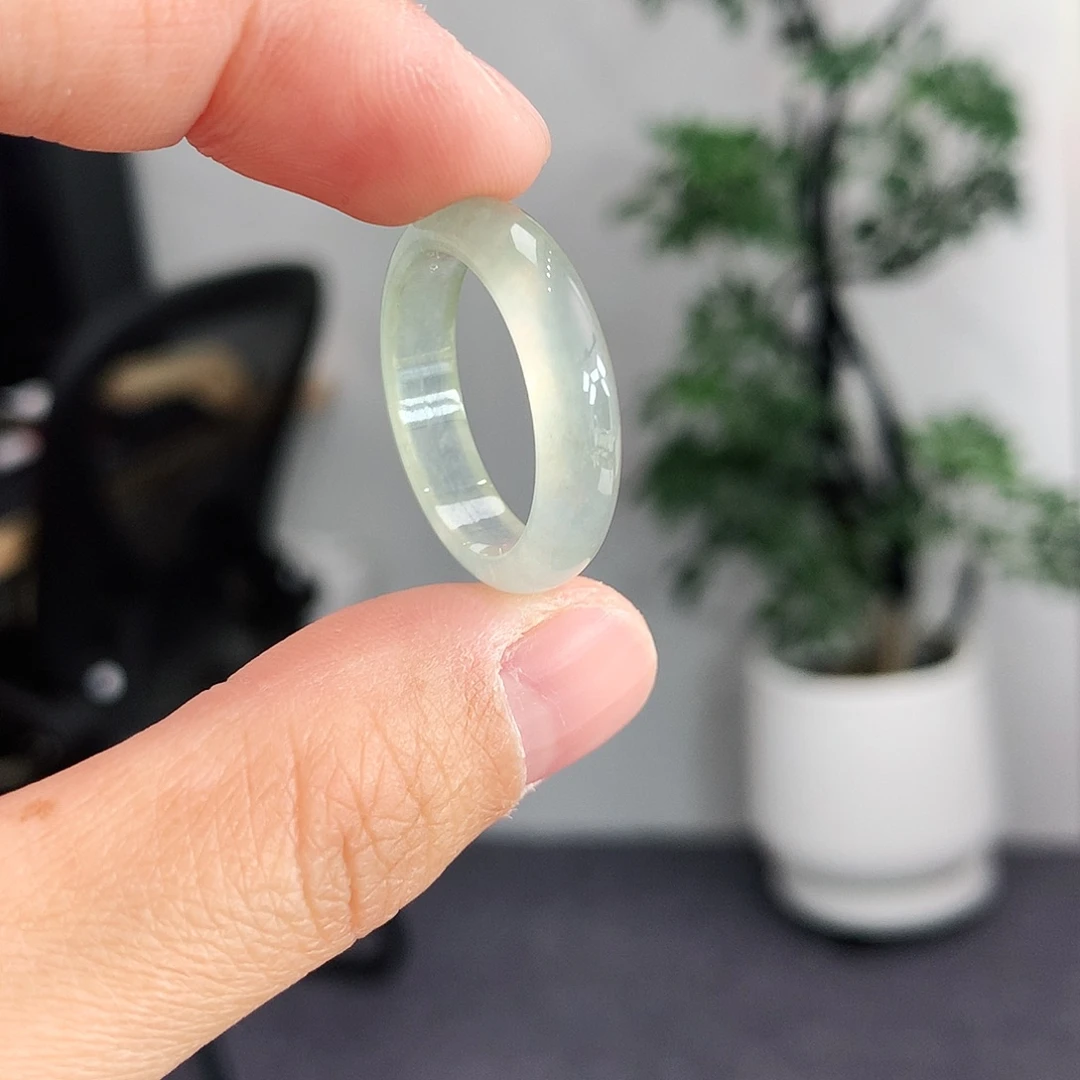 翡翠未镶嵌戒指20号
