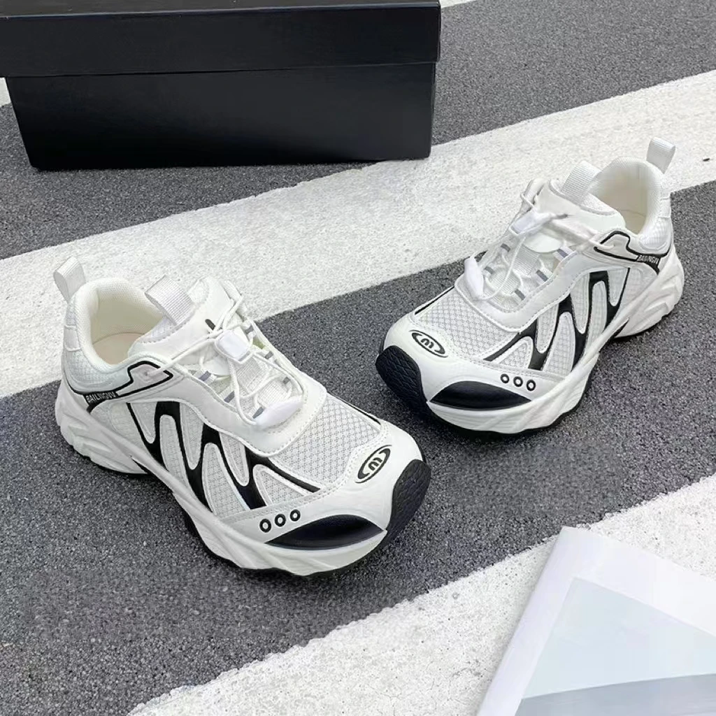 【四毛】网面老爹鞋2025夏季新款芒果鞋透舒适百搭休闲运动鞋潮6111