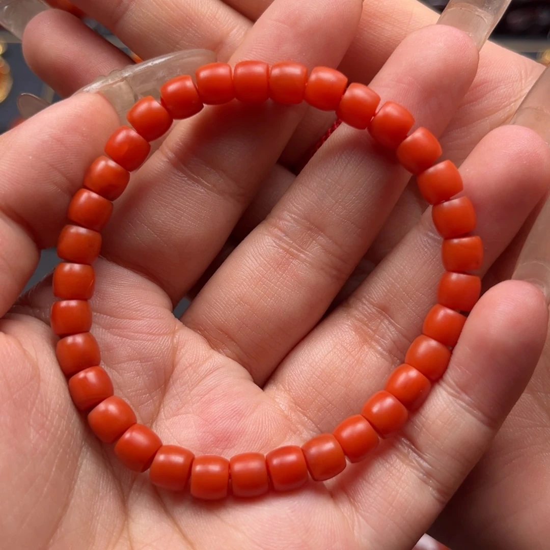 南红玛瑙手串未镶嵌