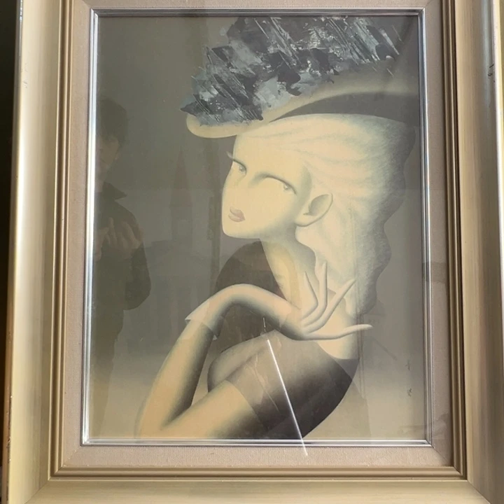 中古版画默认微瑕不退不换