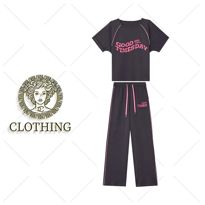 【CLOTHING/原创设计】设计A68761新款洋气百搭休闲套装