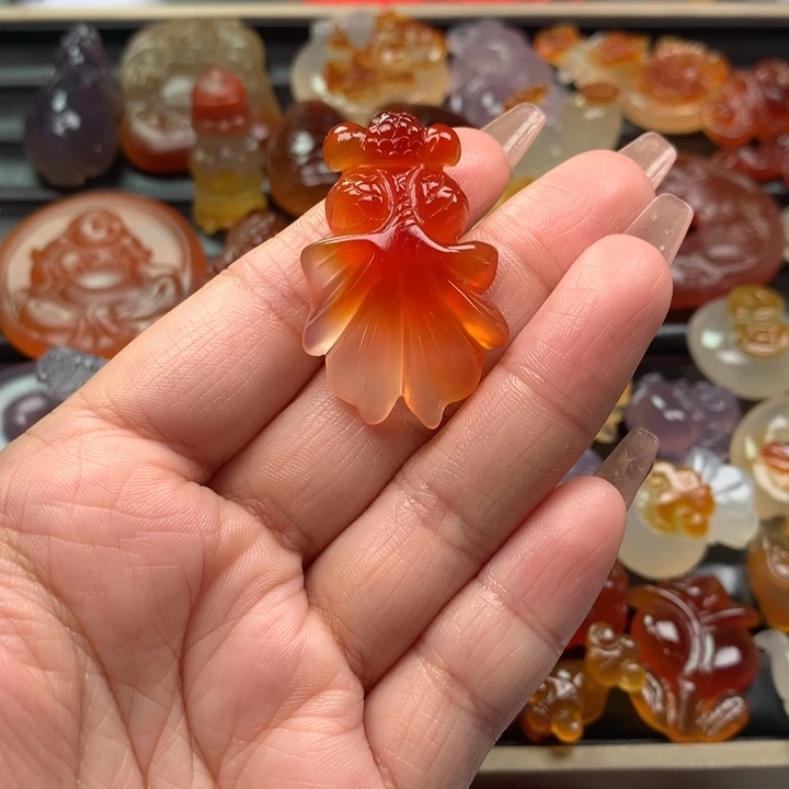 玛瑙/玉髓颈饰未镶嵌幽*儿