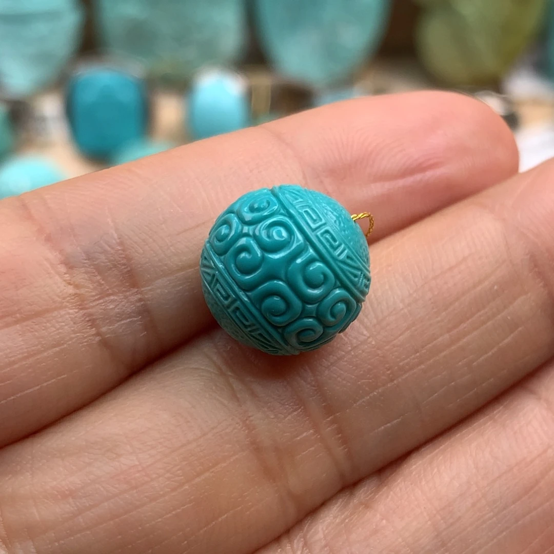 绿松石原矿绿松石未镶嵌