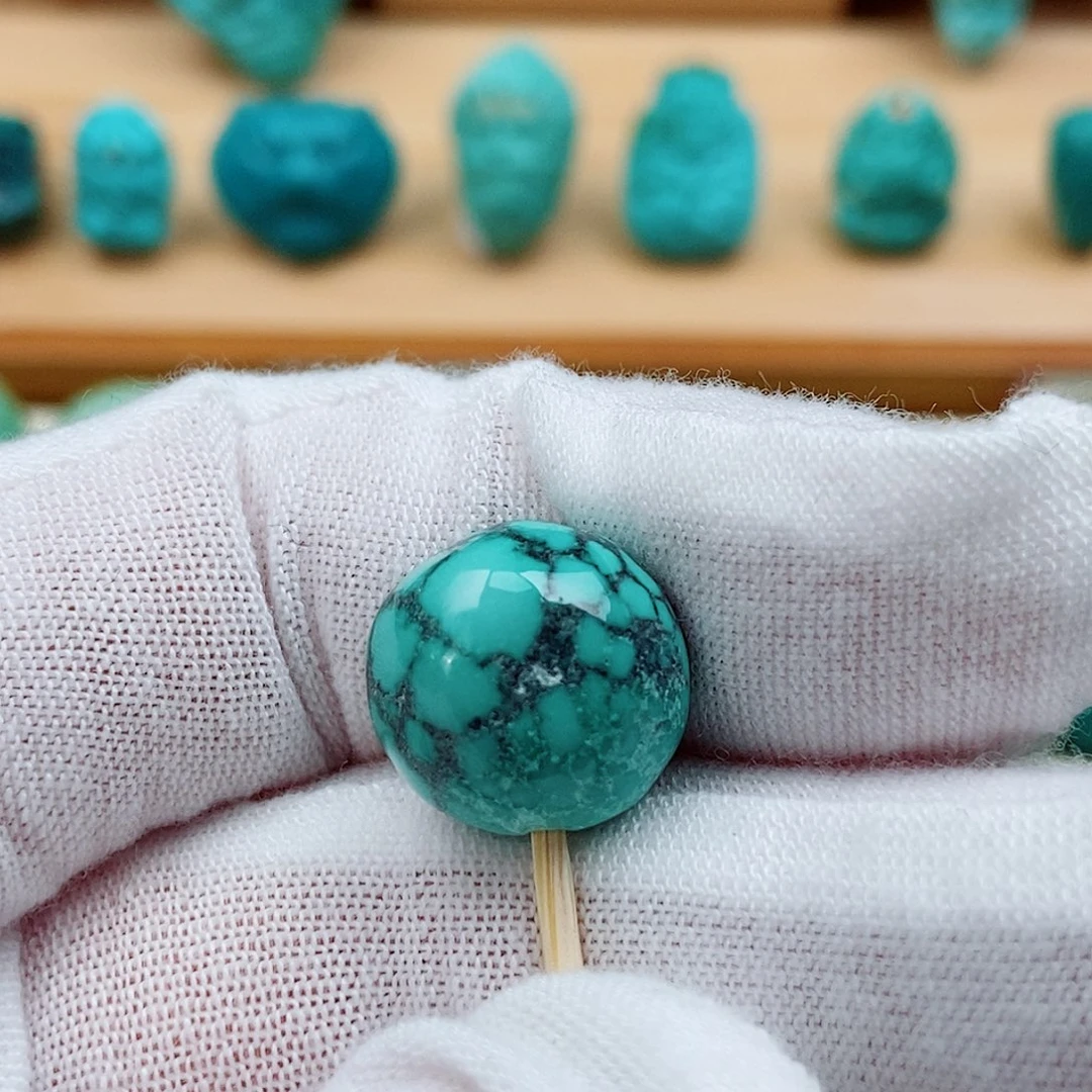 绿松石未镶嵌珠宝半成品卡14199