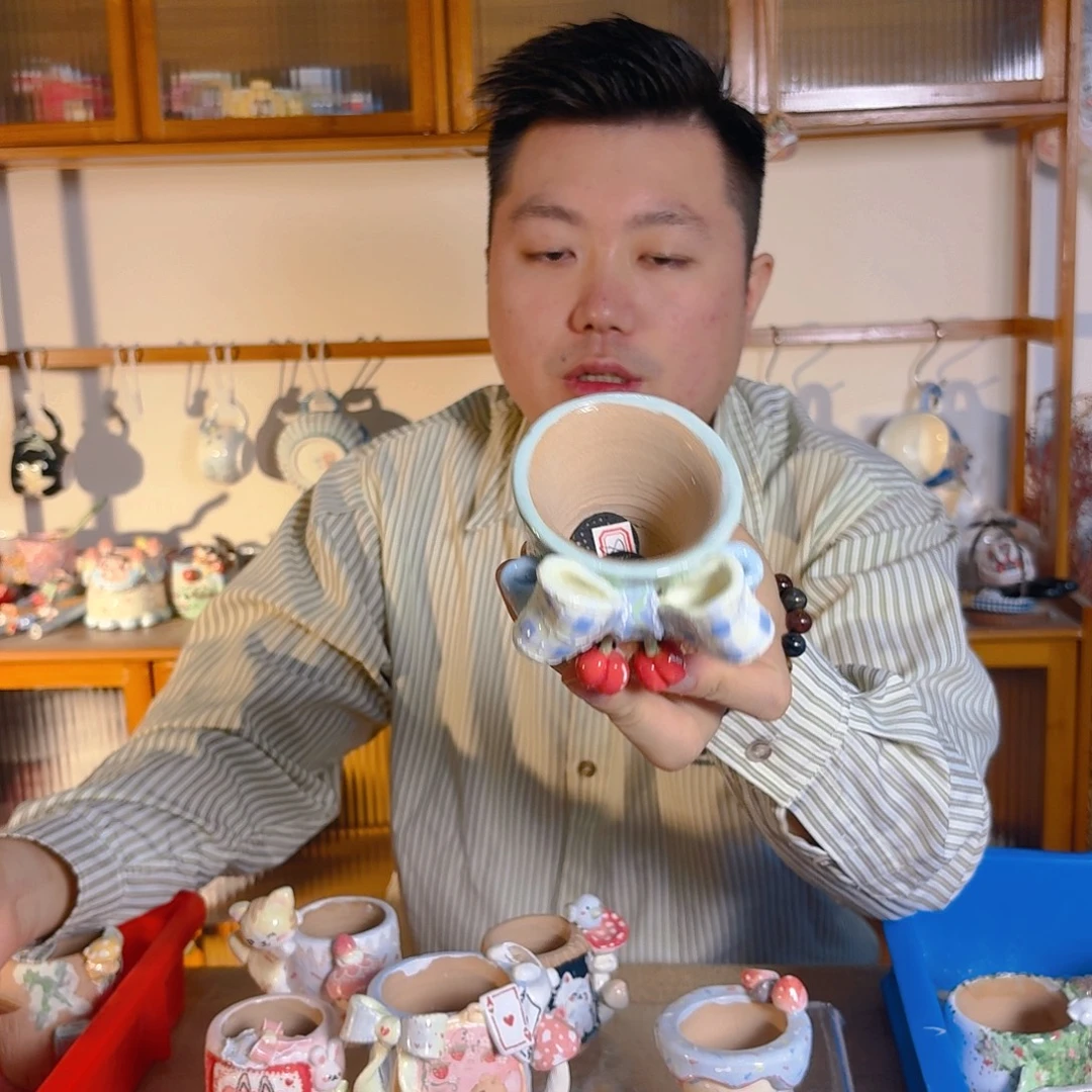 老梧家的手工多肉花盆