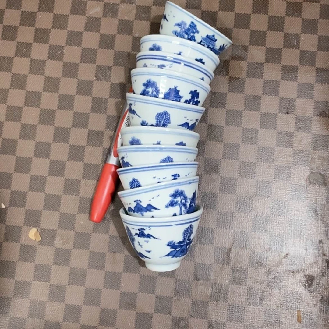 【闪购商品】瓷片程*青景德镇陶瓷10个