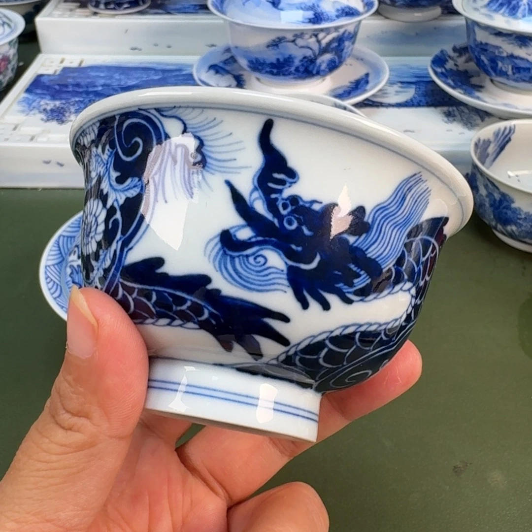 景德镇纯手绘茶器圆圆274