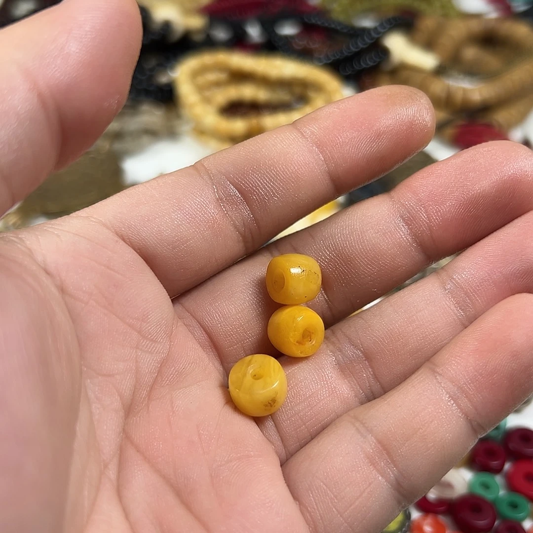 2***4手串星月菩提藏传文玩老蜡