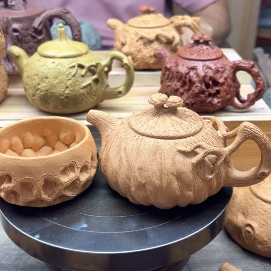 茶壶紫砂全手工制作