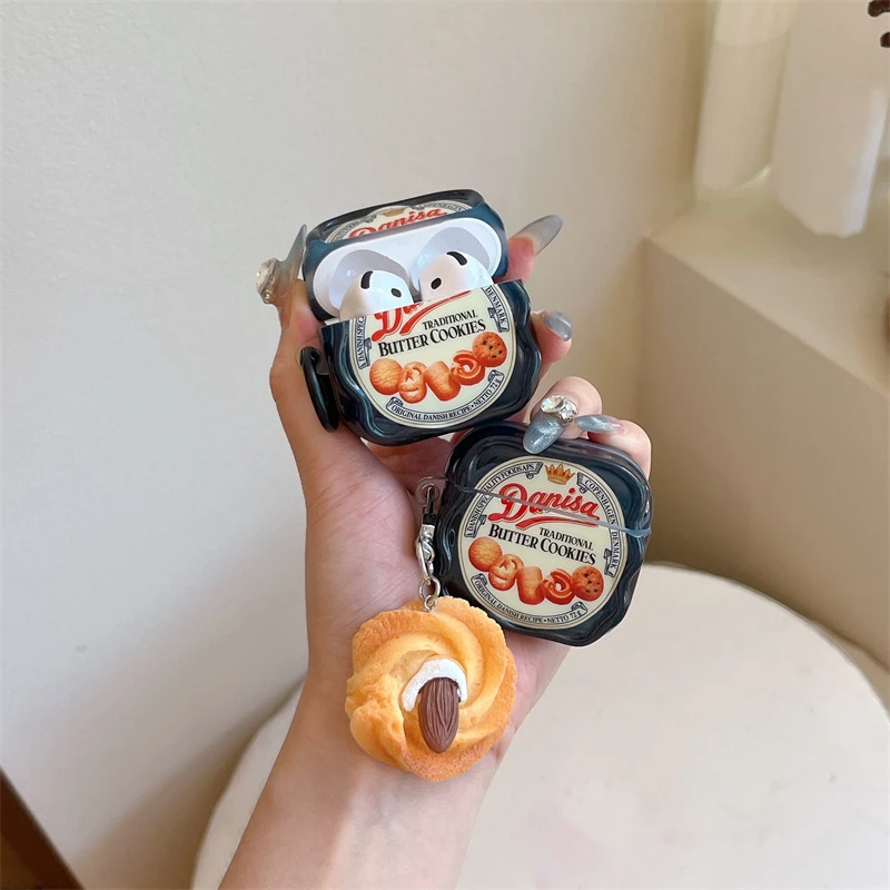 曲奇饼干苹果airpodspro3保护壳airpods4保护套airpodspro2保护壳