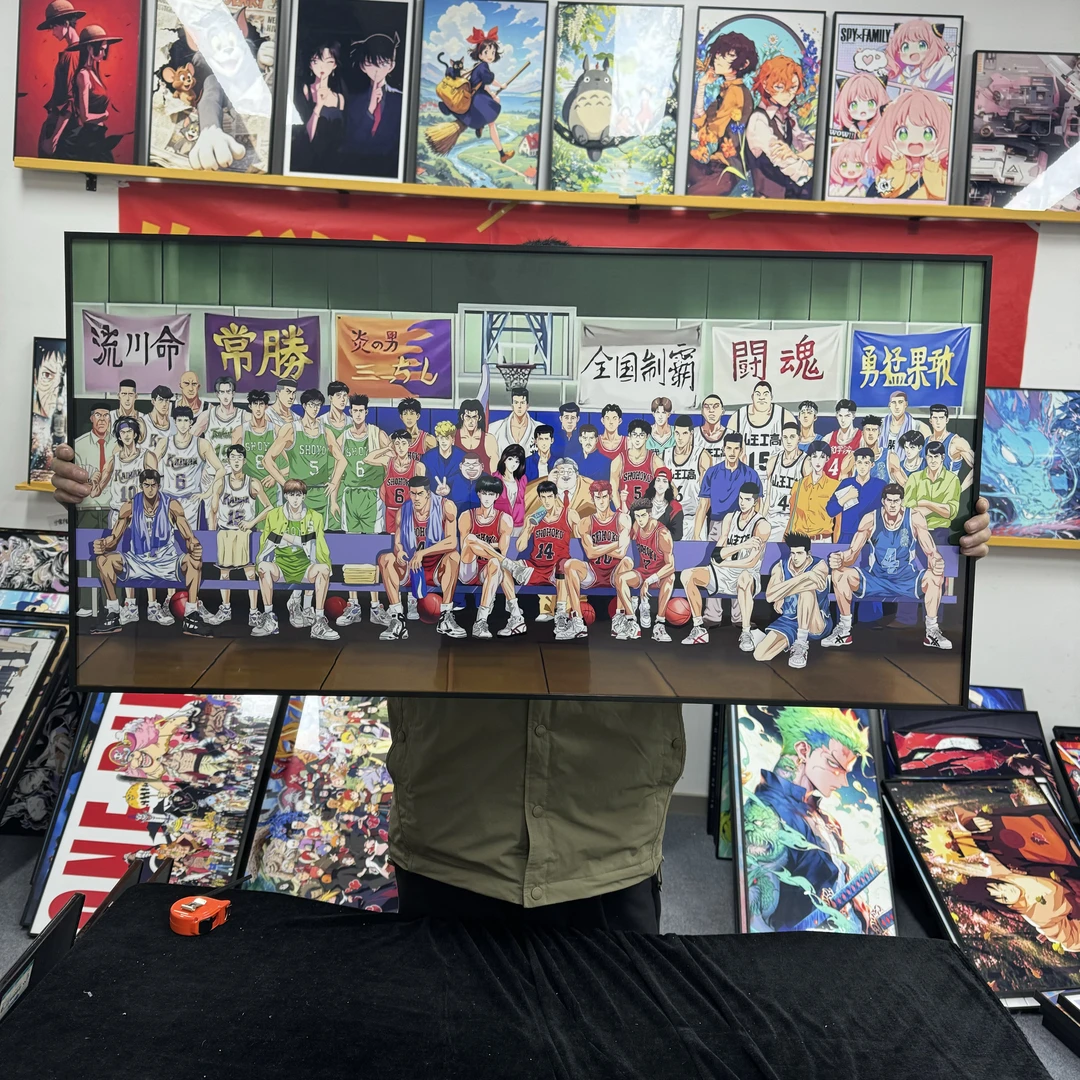 《灌篮高手》儿童客厅卧室现代装饰画40-80-PVC 新款全国大赛