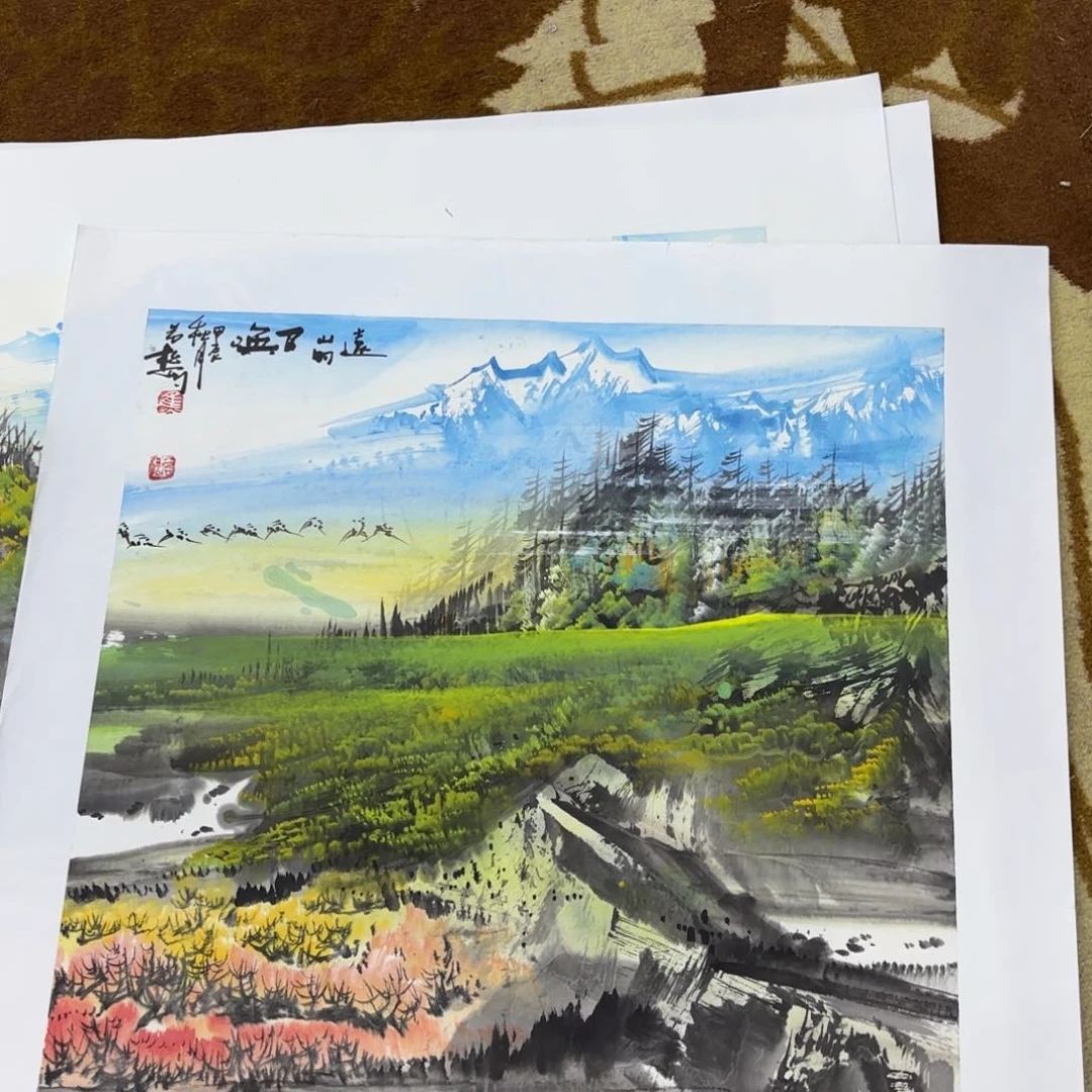 国画弄****蹬焦若松李欣主播