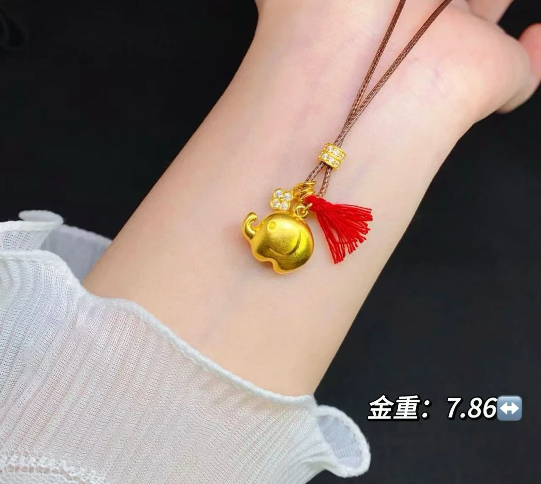 足金999 黄金投资金 小象 7.86克