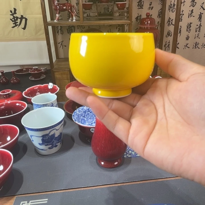 景德镇陶瓷浅行大罗汉杯