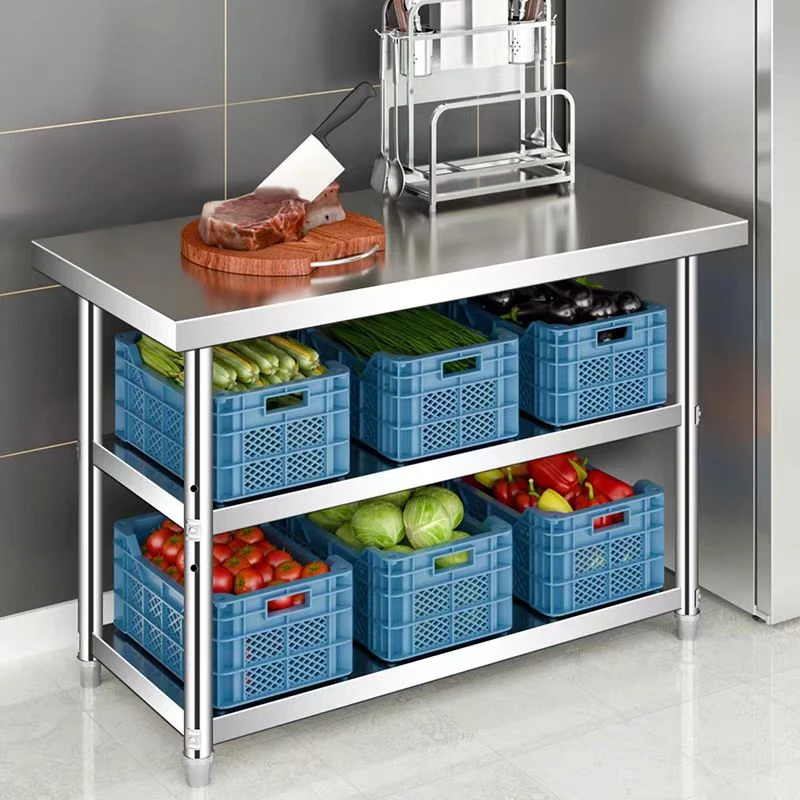 （定制链接）不锈钢厨房操作台工作台家用酒店厨房打荷台落地