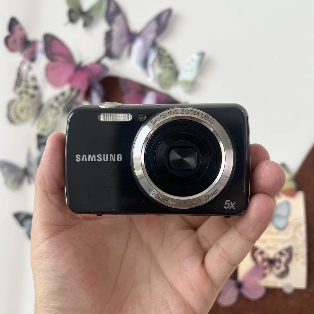9新 Samsung/三星 pl21黑色 1420万像素5倍光学变焦CCD数码相机