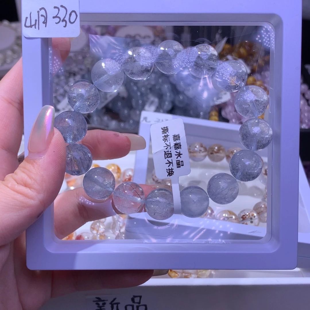 水晶手链未镶嵌铜矿