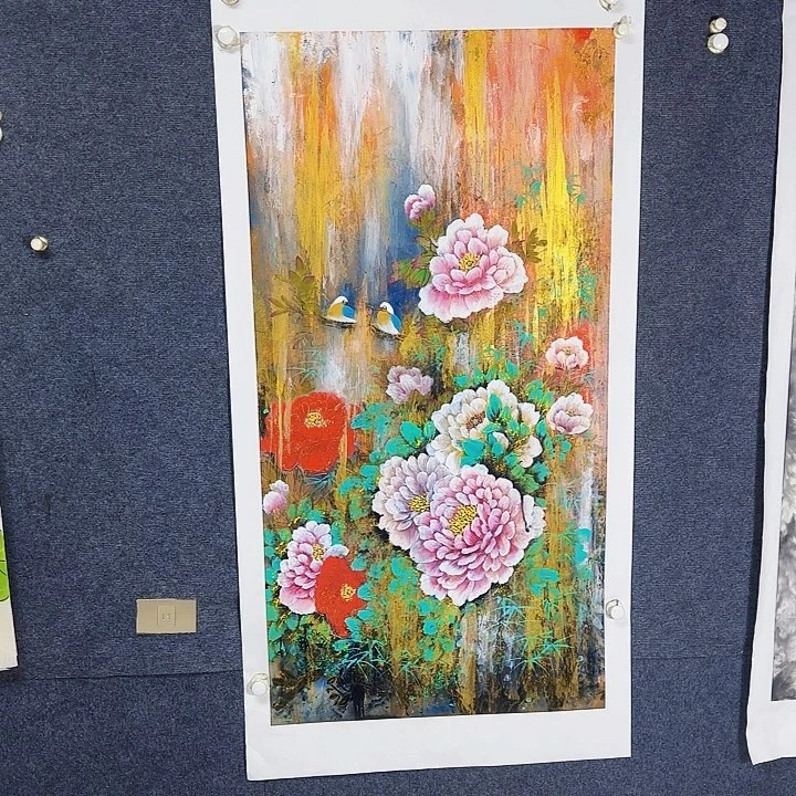 国画国画花鸟画作品