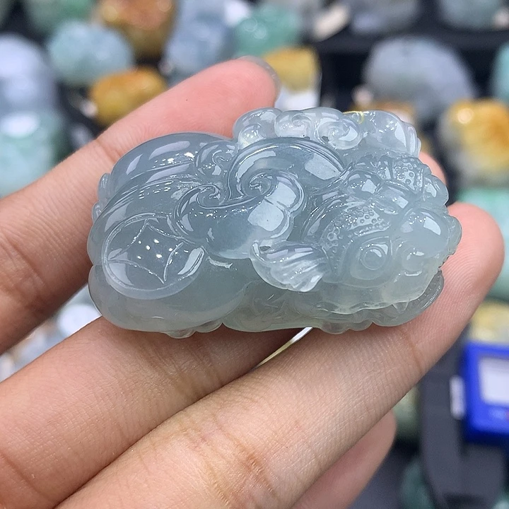 颈饰未镶嵌翡翠天然缅甸翡翠