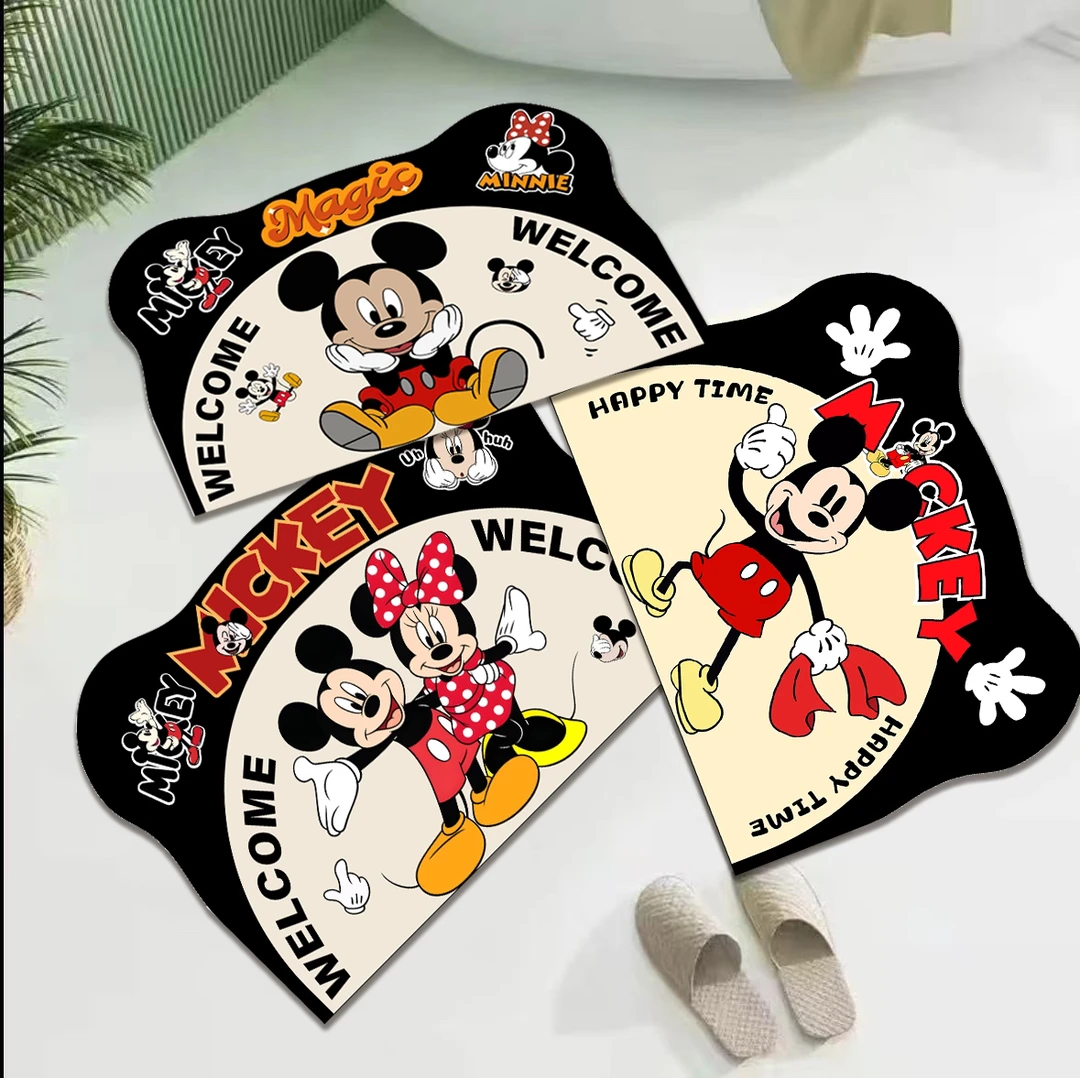 米奇三件套40*60厘米硅藻泥底 轻奢简约浴室厕所地垫桌面台面垫