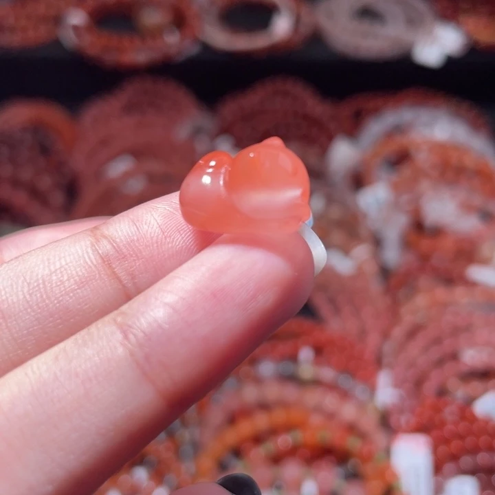 南红玛瑙未镶嵌无相猫299