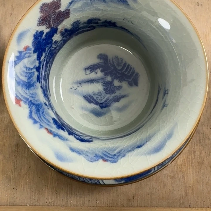 富春山居图马蹄盖碗的微瑕