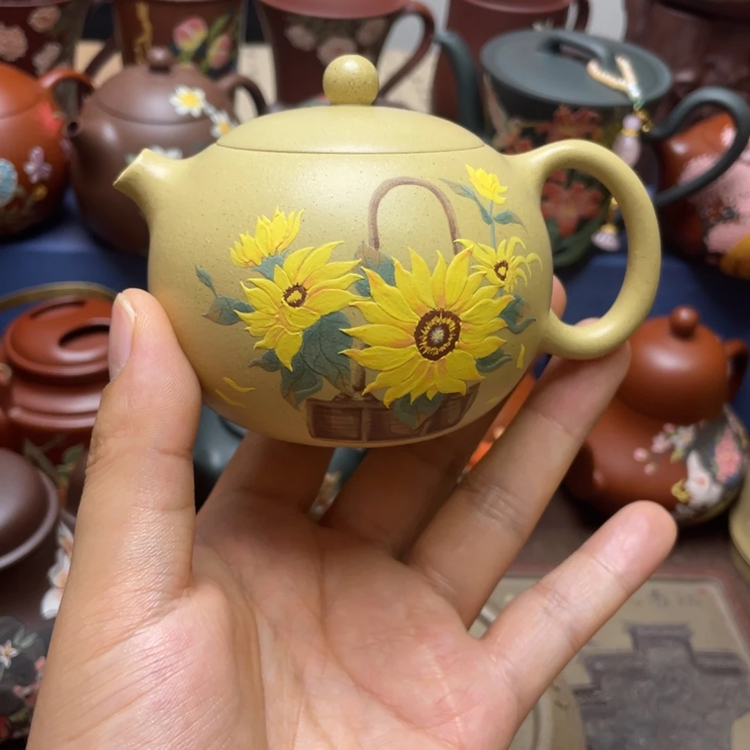 小***女茶杯紫泥紫砂茶壶180cc