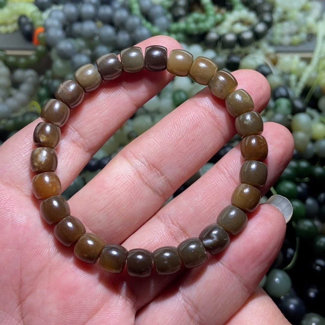 和田玉（糖玉）未镶嵌手链