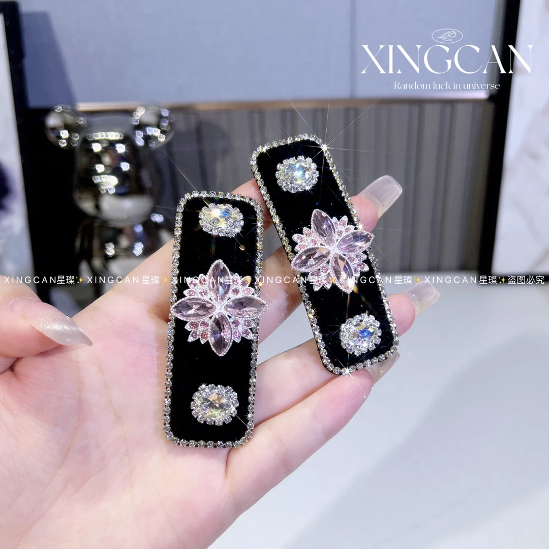 千金风可爱风饰品仙女风BB夹法式夹子复古发夹抓夹